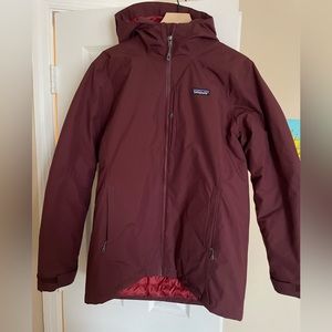 Patagonia Women’s Windsweep Down Hoody- Ruby Red Size XL